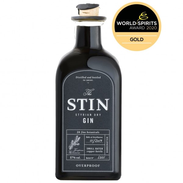 Stin Styrian Gin Overproof Gold 2020 World Spirits Award
