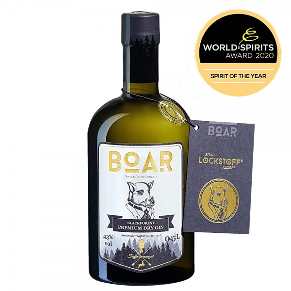 Boar Schwarzwald Premium Gin - bester Gin - Spirit of the Year 2020 | Intra Wine and Spirits